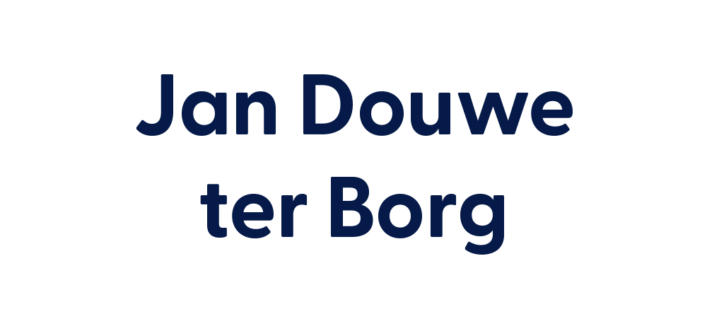 Jan Douwe ter Borg Jan Douwe ter Borg